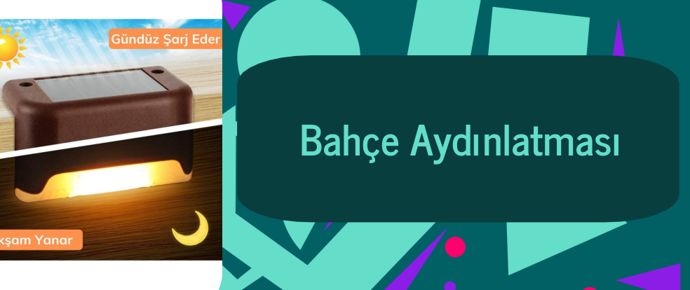 Realyol Bahçe Aydınlatması ürünleri.