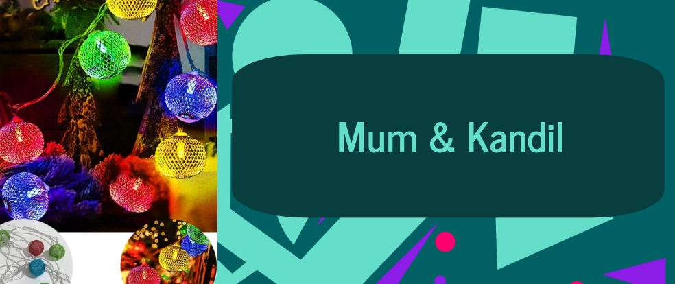  Mum & Kandil ürünleri.