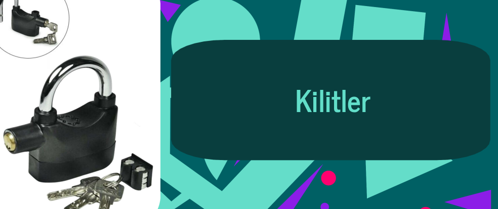  Kilit ürünleri.