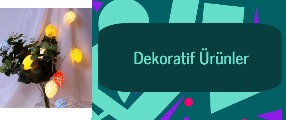  Dekoratif Ürün ürünleri.