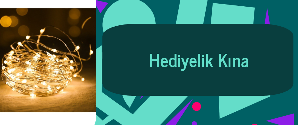  Hediyelik Kına ürünleri.