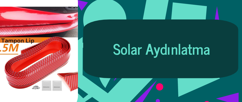  Solar Aydınlatma ürünleri.