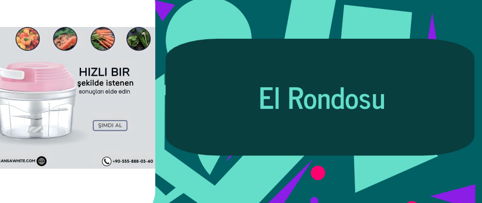 Realyol El Rondosu ürünleri.