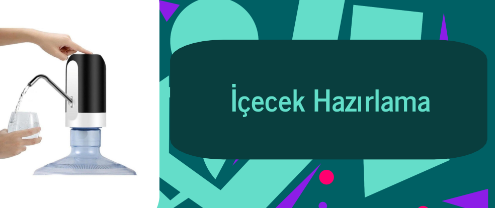  İçecek Hazırlama ürünleri.
