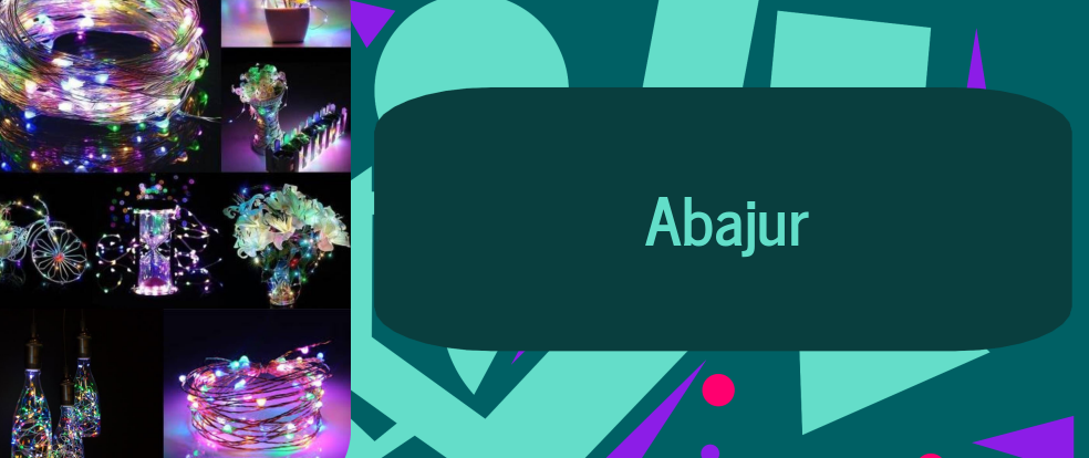  Abajur ürünleri.